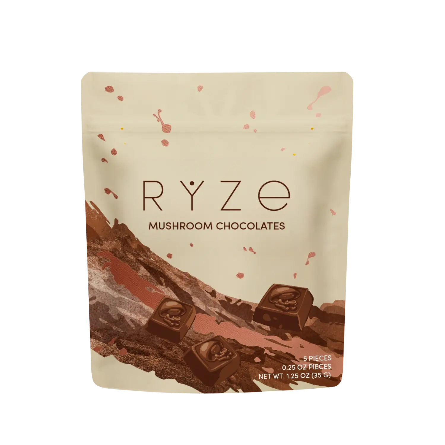 FREE Mushroom Chocolates Rye (5 pieces) U9