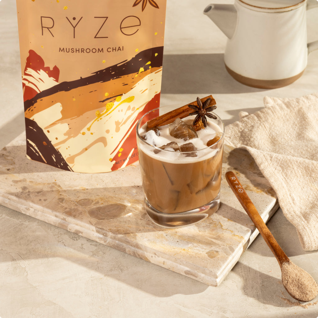 RYZE Mushroom Chai Starter Bag Q7