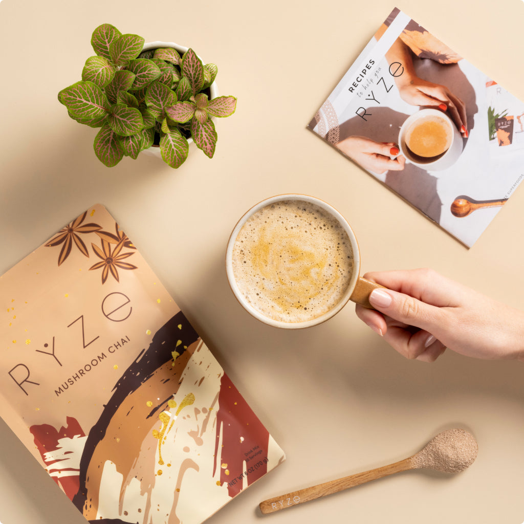 RYZE Mushroom Chai Starter Bag Q7