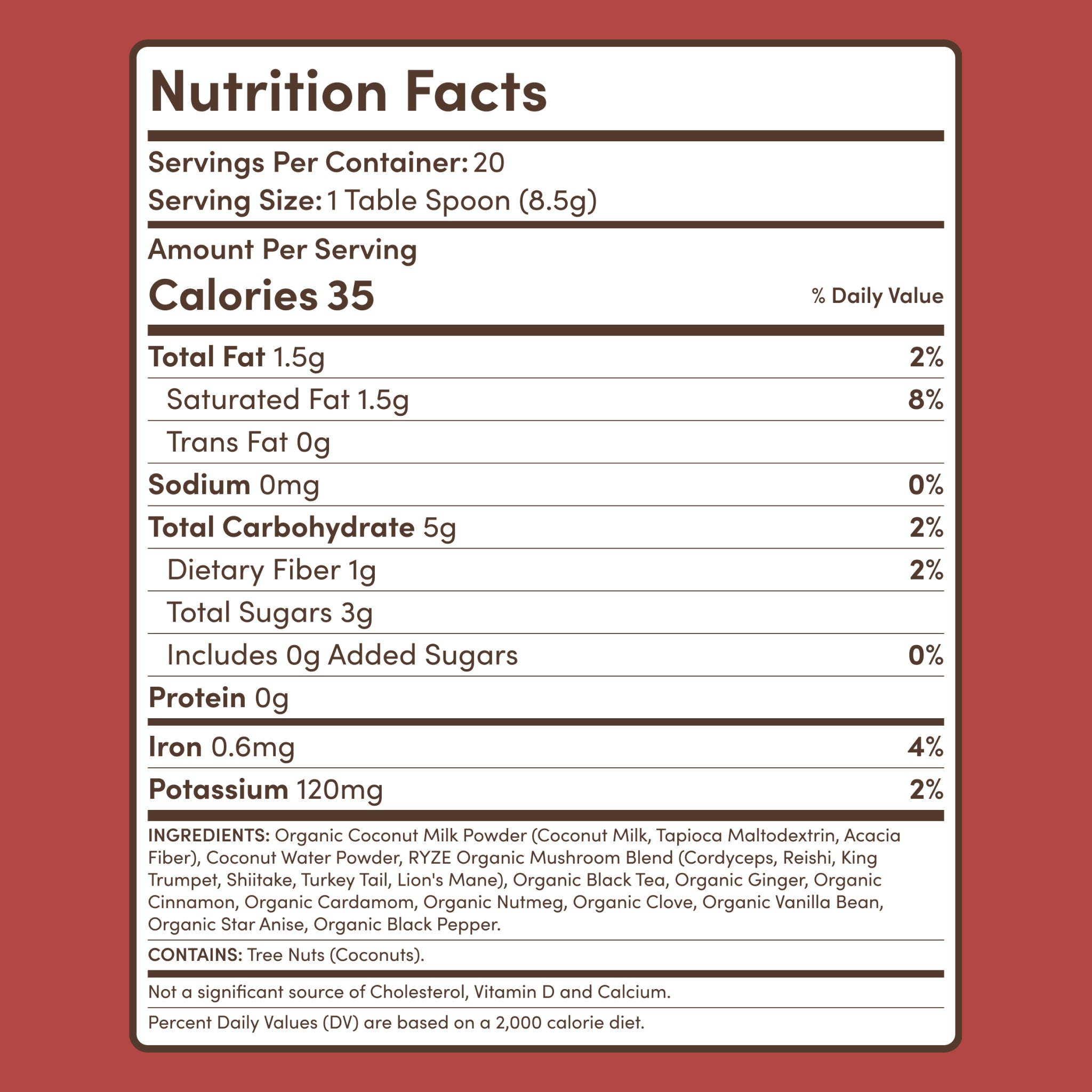 Mushroom Chai (20 Servings) P1