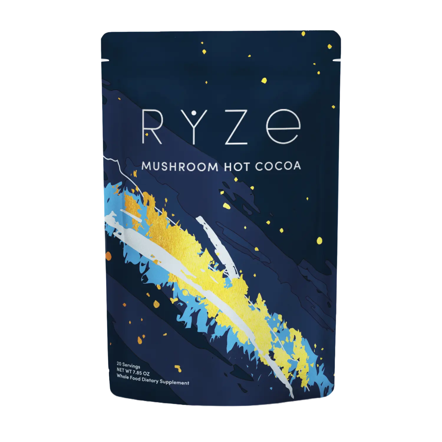 RYZE Mushroom Hot Cocoa — Organic Instant Cocoa with L-Theanine & Melatonin, 20 Servings N9
