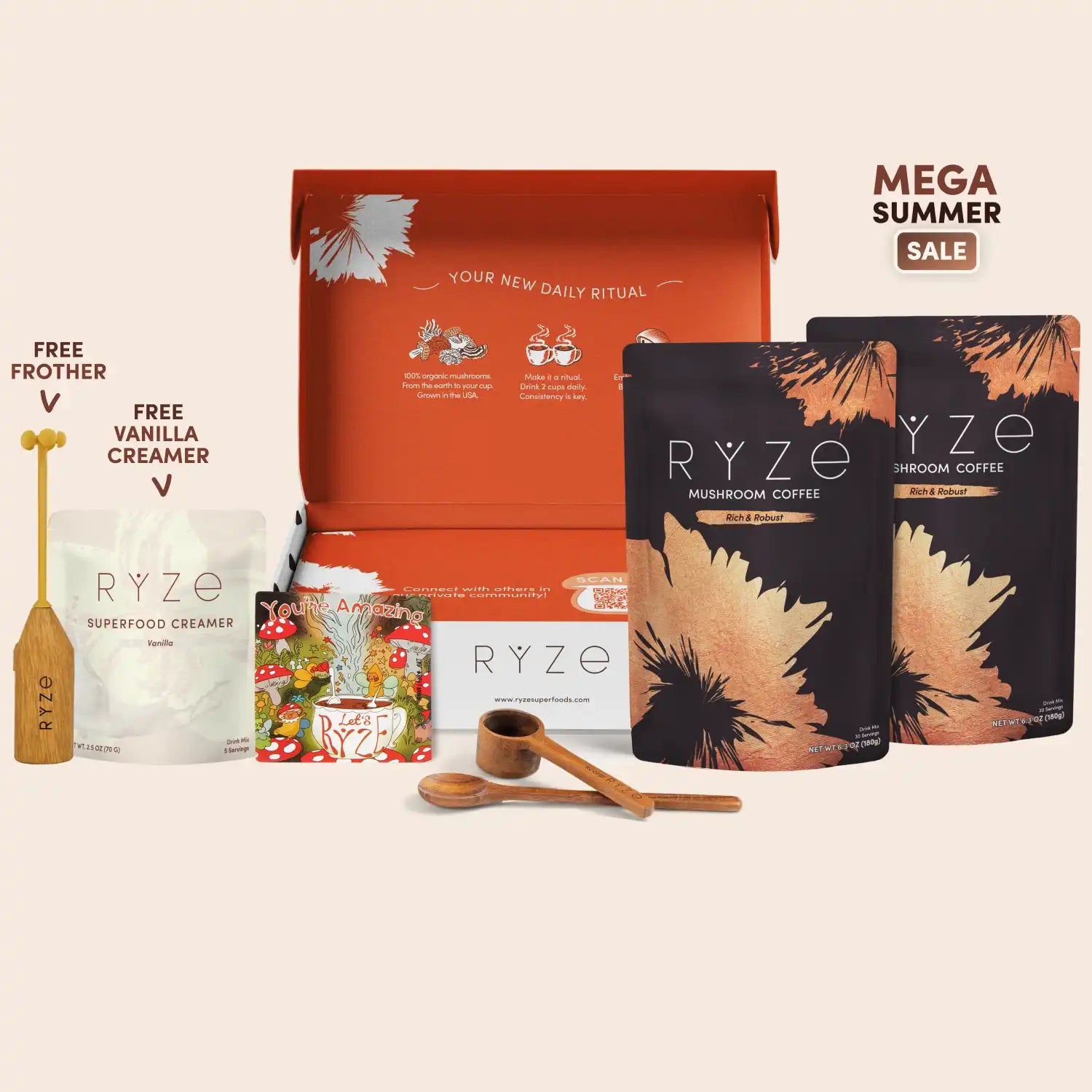 Mushroom Coffee Dark Roast Starter Kit (Upgrade) R0
