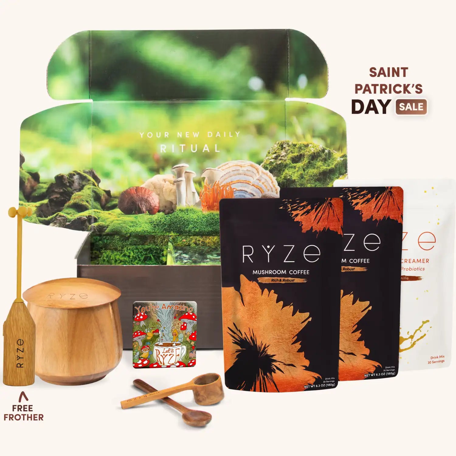 Mushroom Coffee Ritual Set C4