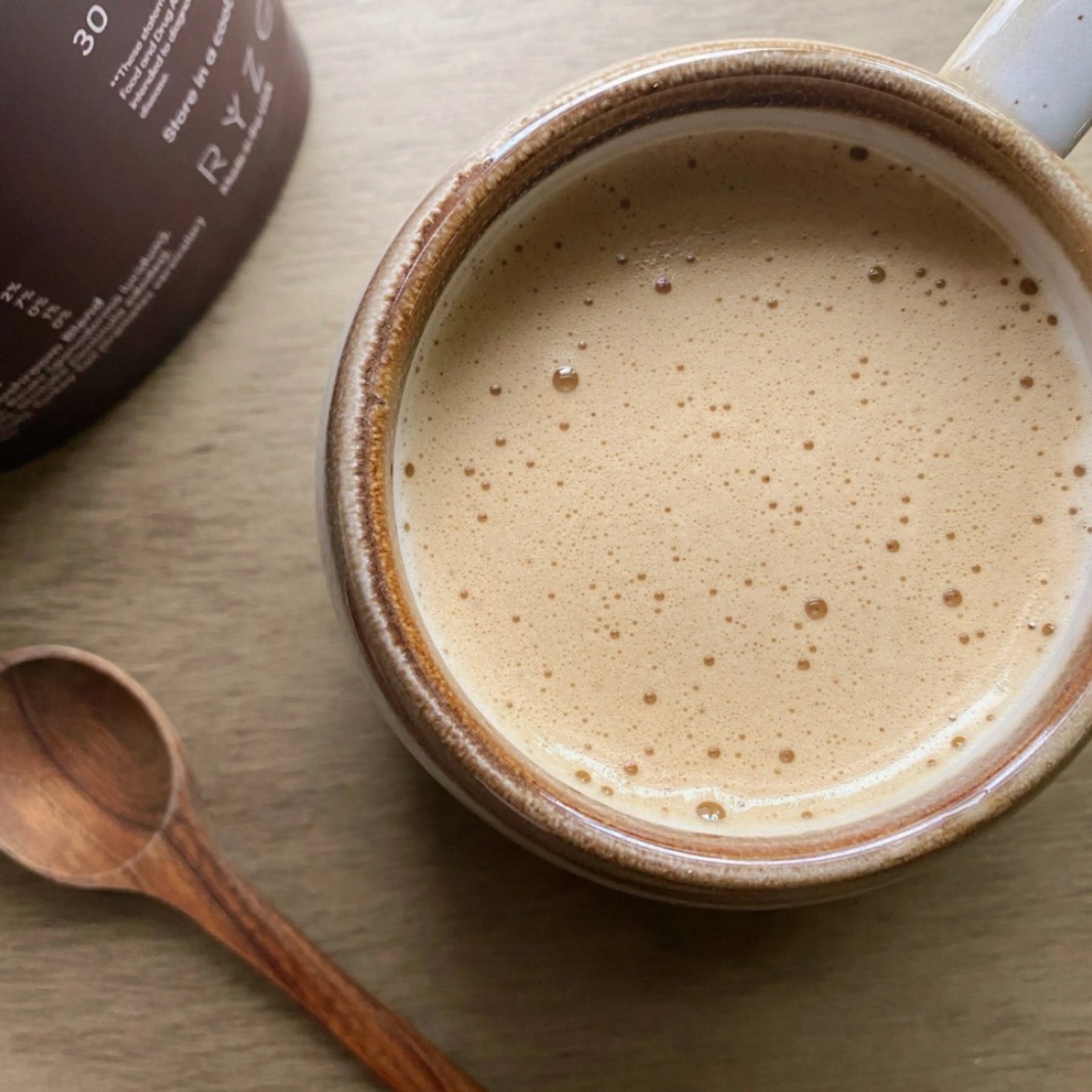 RYZE Mushroom Coffee — Organic Instant Coffee with Cordyceps & Reishi, 30 Servings Z9