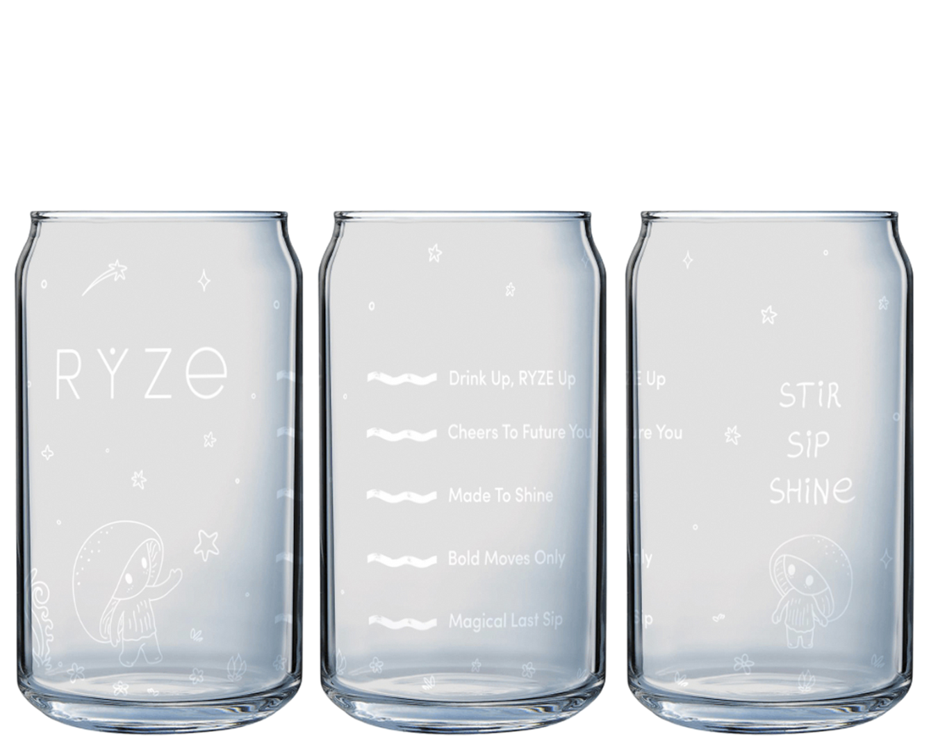 Iced Coffee Glass Y0
