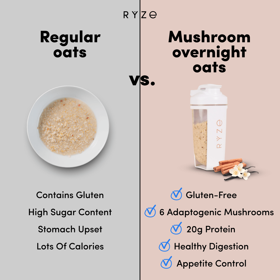 Mushroom Overnight Oats Pack (14 Servings) S3