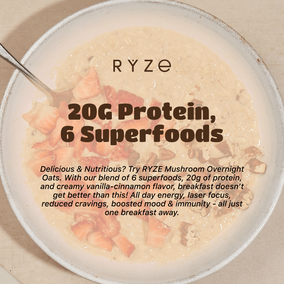 Mushroom Overnight Oats Pack (14 Servings) S3