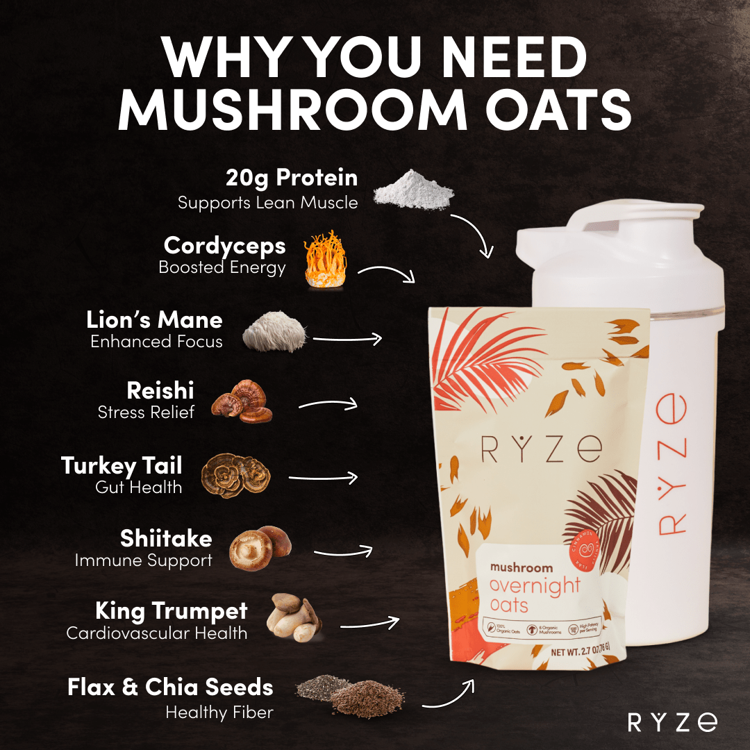 Mushroom Overnight Oats Pack (28 Servings) H7