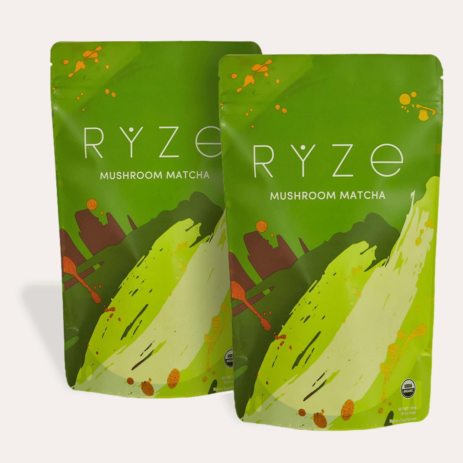 RYZE Organic Mushroom Matcha Starter Kit (60 servings) F6