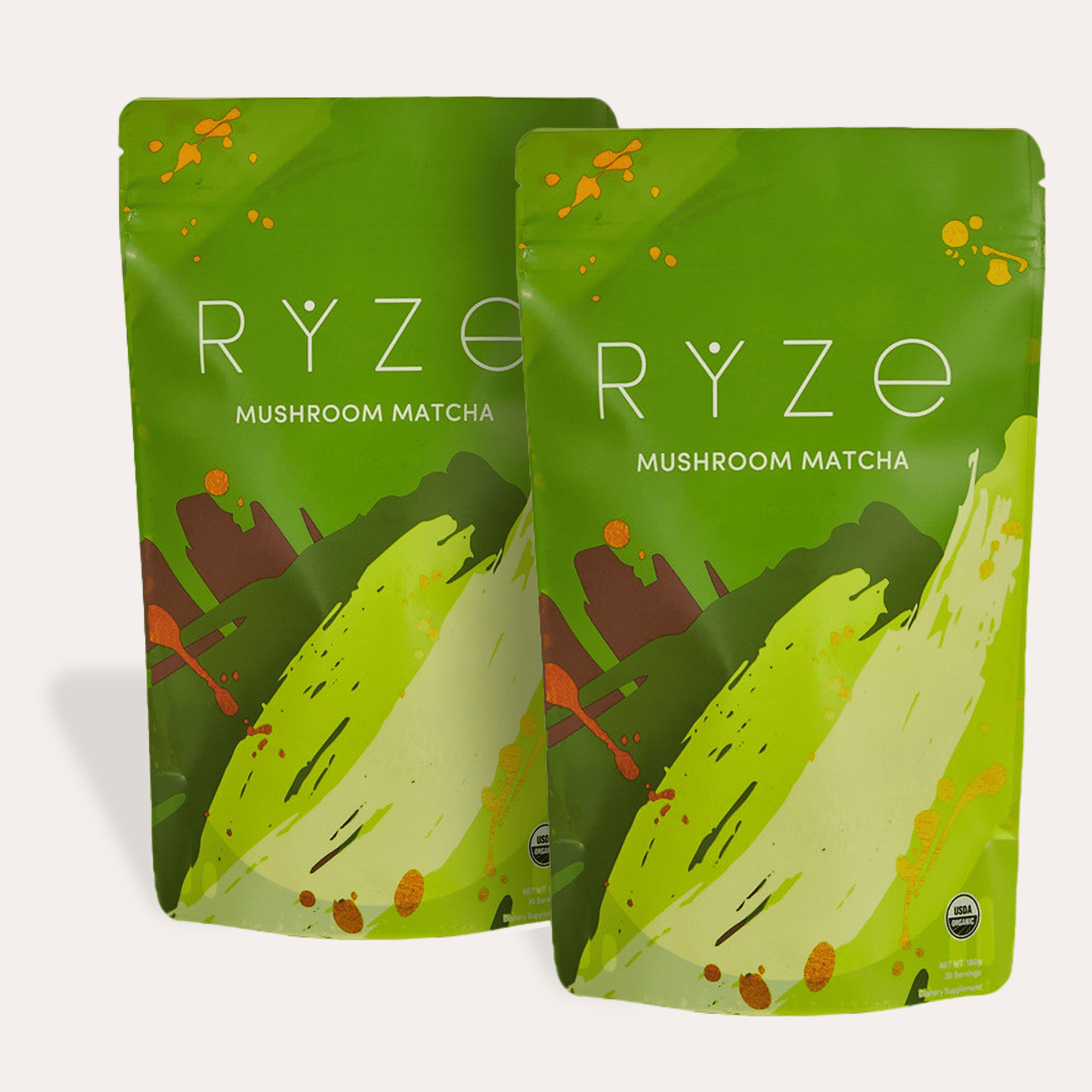 RYZE Organic Mushroom Matcha Starter Kit (60 servings) F6